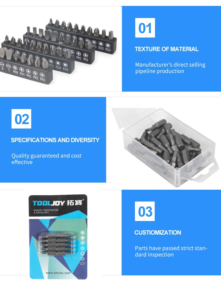 Factory Wholesale Screwdriver Bits